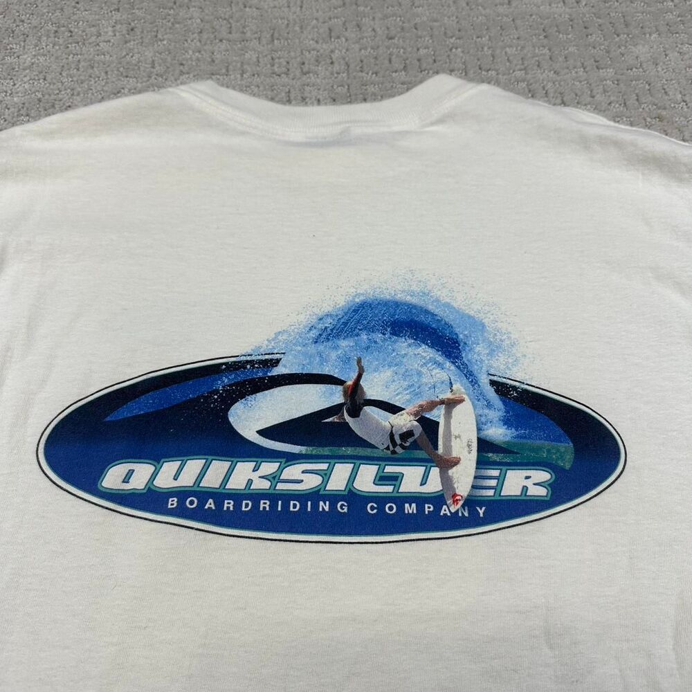 Quiksilver Men's White T-shirt
